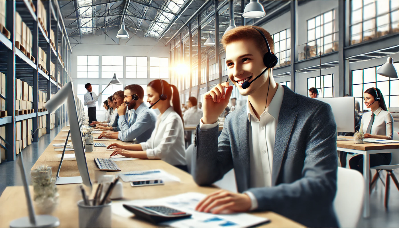 A friendly support team assisting clients through various communication channels.